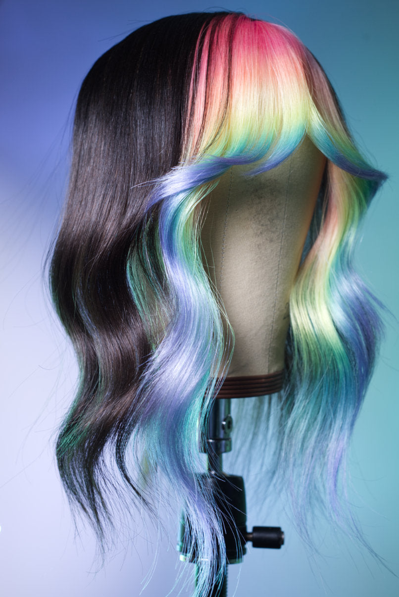 Bubble Bath Face Frame Wig Topper - Dark Brown