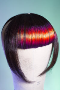 Tequila Sunrise Blunt Bang - Dark Brown Base