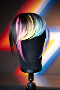 Bubble Bath Side Swoop Bang - Natural Black Base