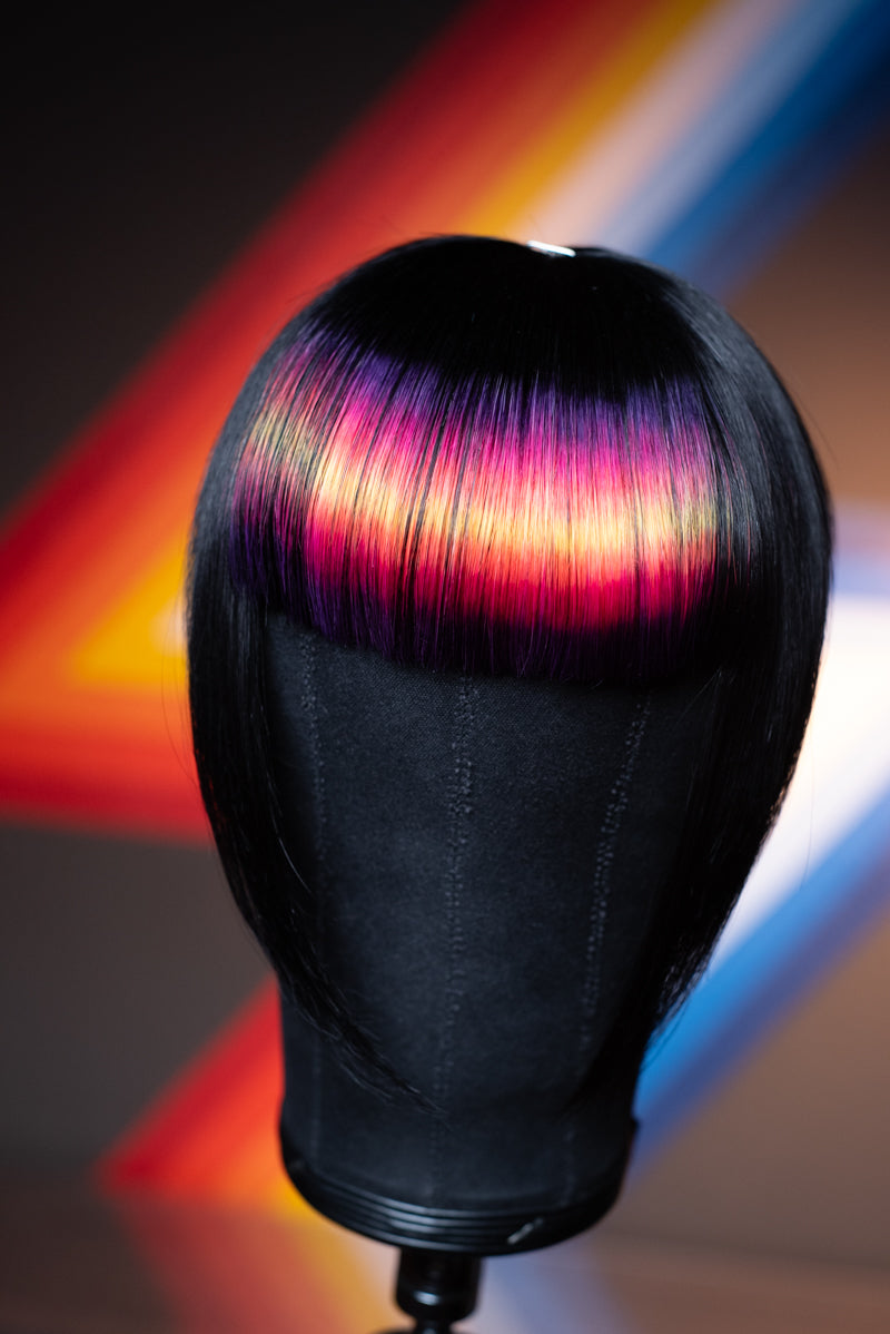 Tequila Sunrise Blunt Bang - Jet Black Base