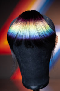 Bubble Bath Wispy Bang - Dark Brown Base