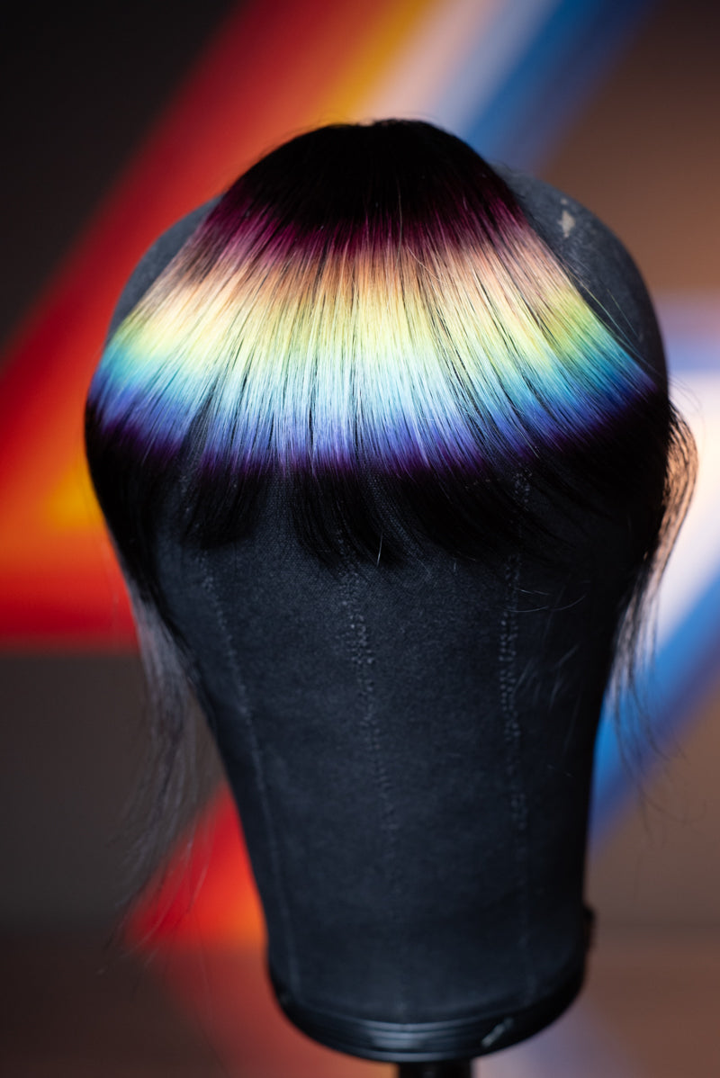 Bubble Bath Wispy Bang - Dark Brown Base