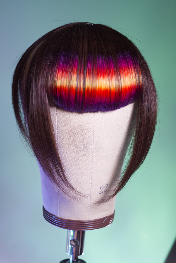 Tequila Sunrise Blunt Bang - Light Brown Base