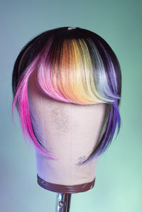Bubble Bath Side Swoop Bang - Natural Black Base
