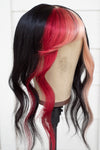 Rose Side Swoop Bang - Natural Black Base