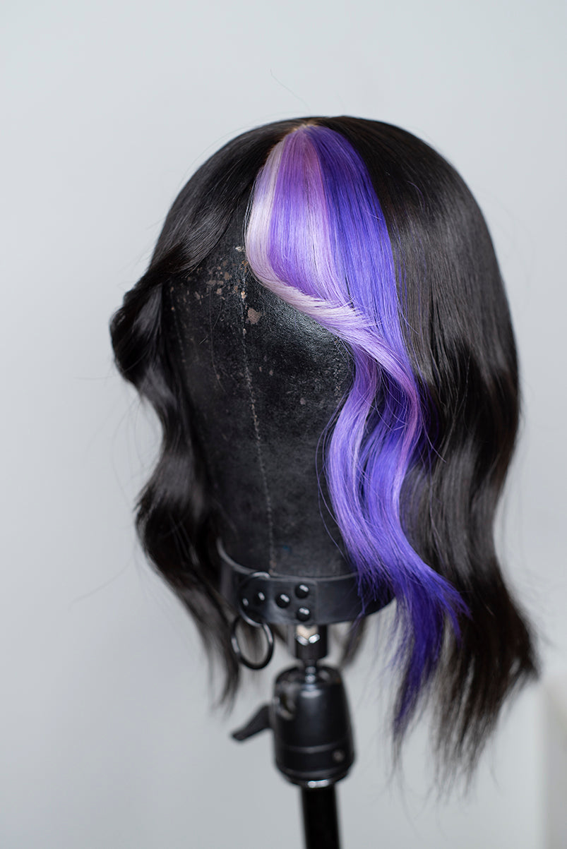 Violet Delights Split Dye Wig Topper
