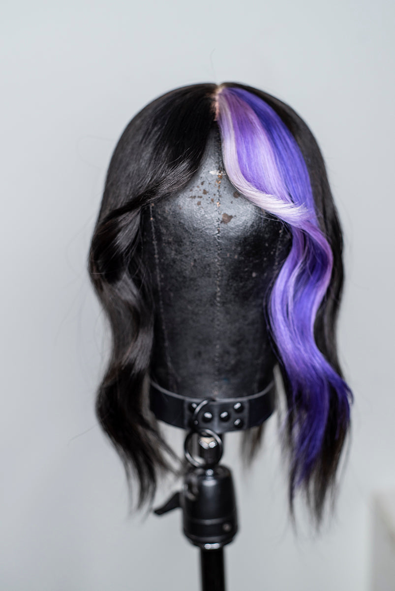 Violet Delights Split Dye Wig Topper