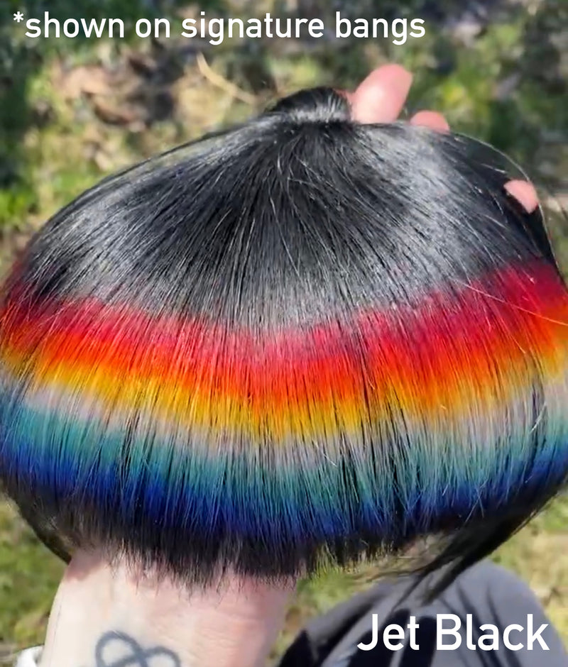 Signature Color Collection Side Swoop Bangs – Rainbowheads