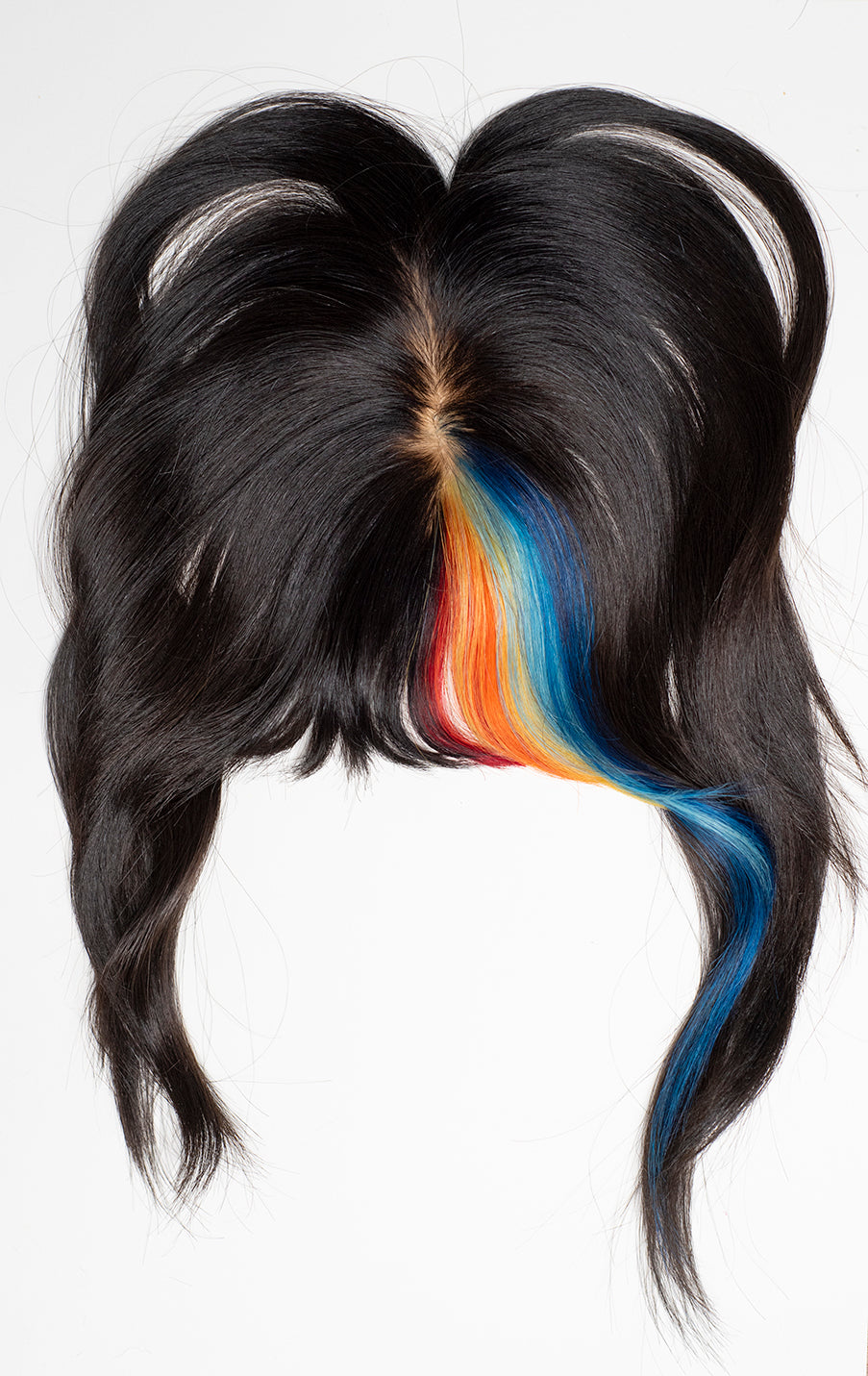 Signature Rainbow Split Dye Wig Topper